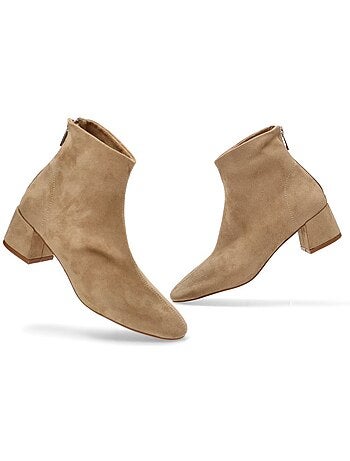 Botin weekend mujer tacón medio - luna trend