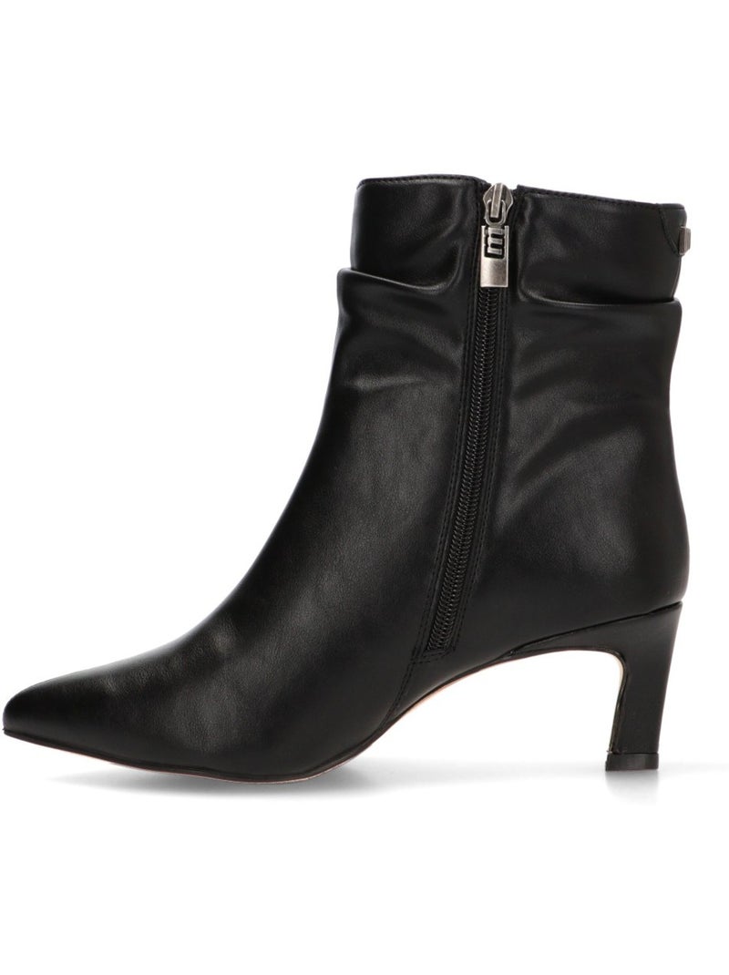 Botin weekend mujer tacón medio - mustang Negro - Kiabi
