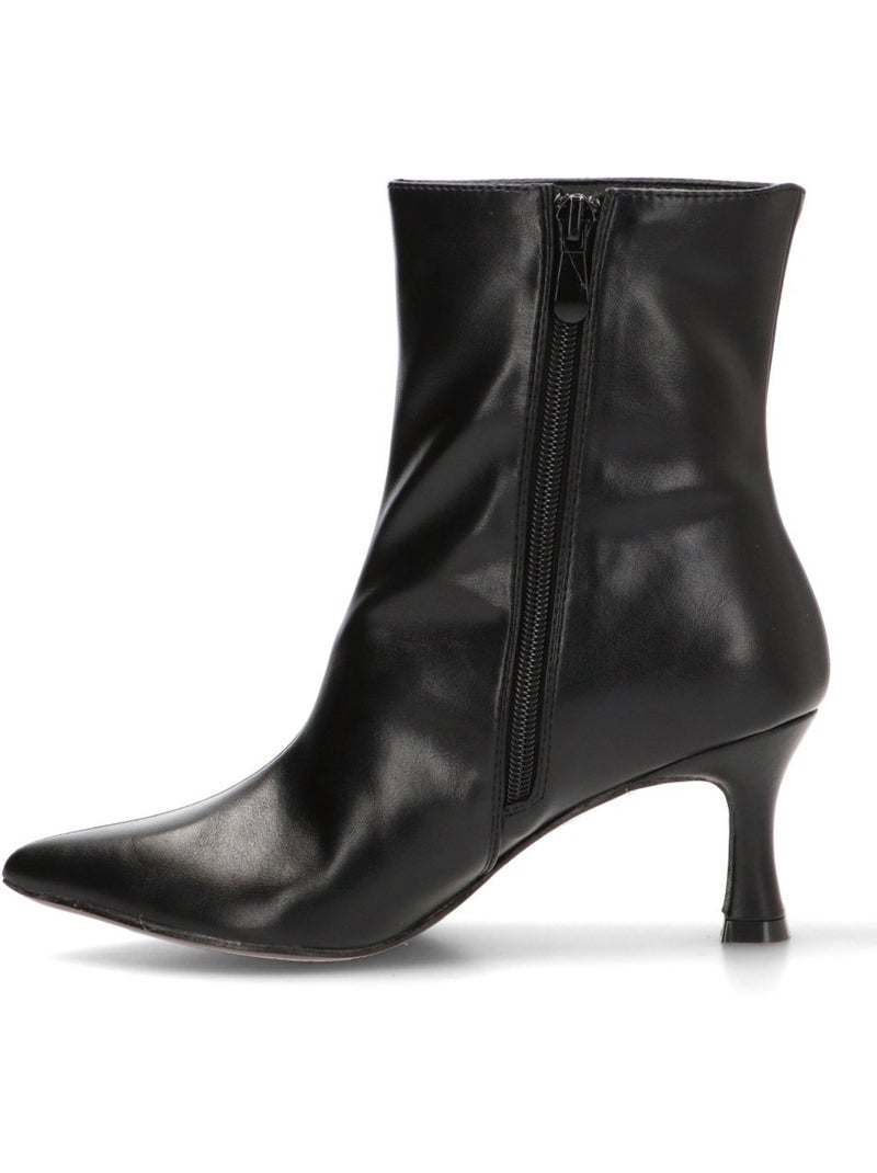 Botin Weekend Mujer Tacón Medio - Traviata Negro - Kiabi