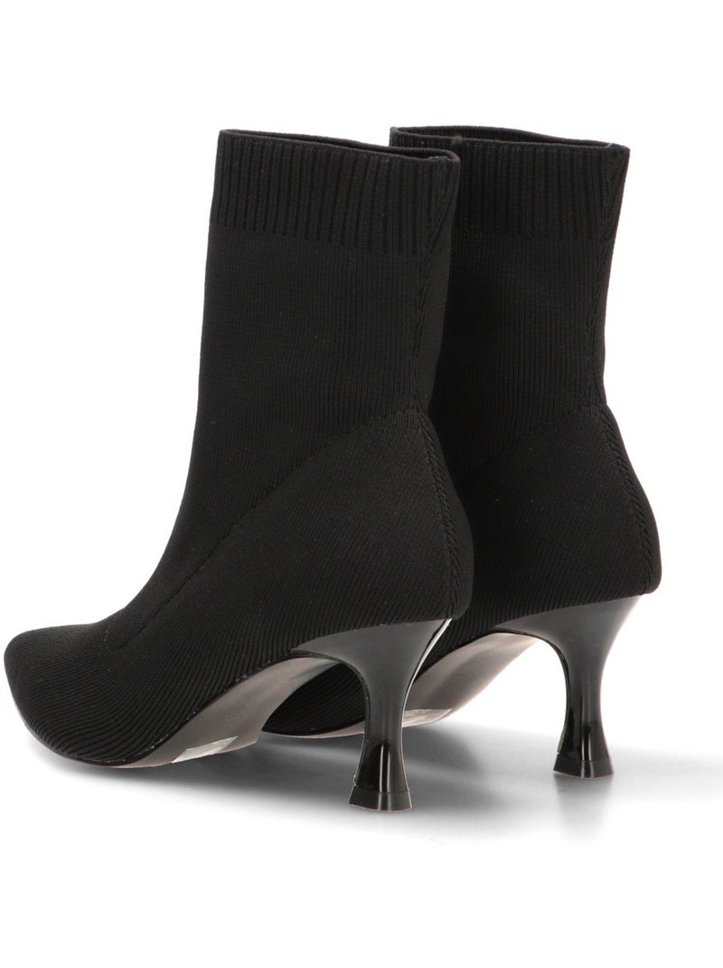 Botin Weekend Mujer Tacón Medio - Traviata Negro - Kiabi