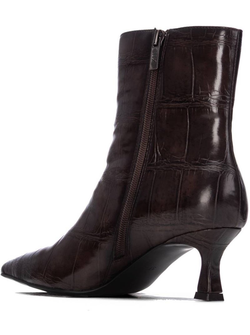Botin weekend mujer tacón medio - xti Marrón - Kiabi