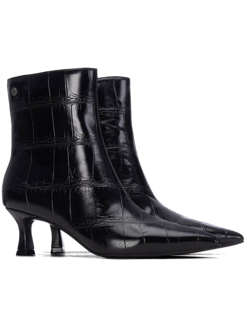 Botin weekend mujer tacón medio - xti Negro - Kiabi