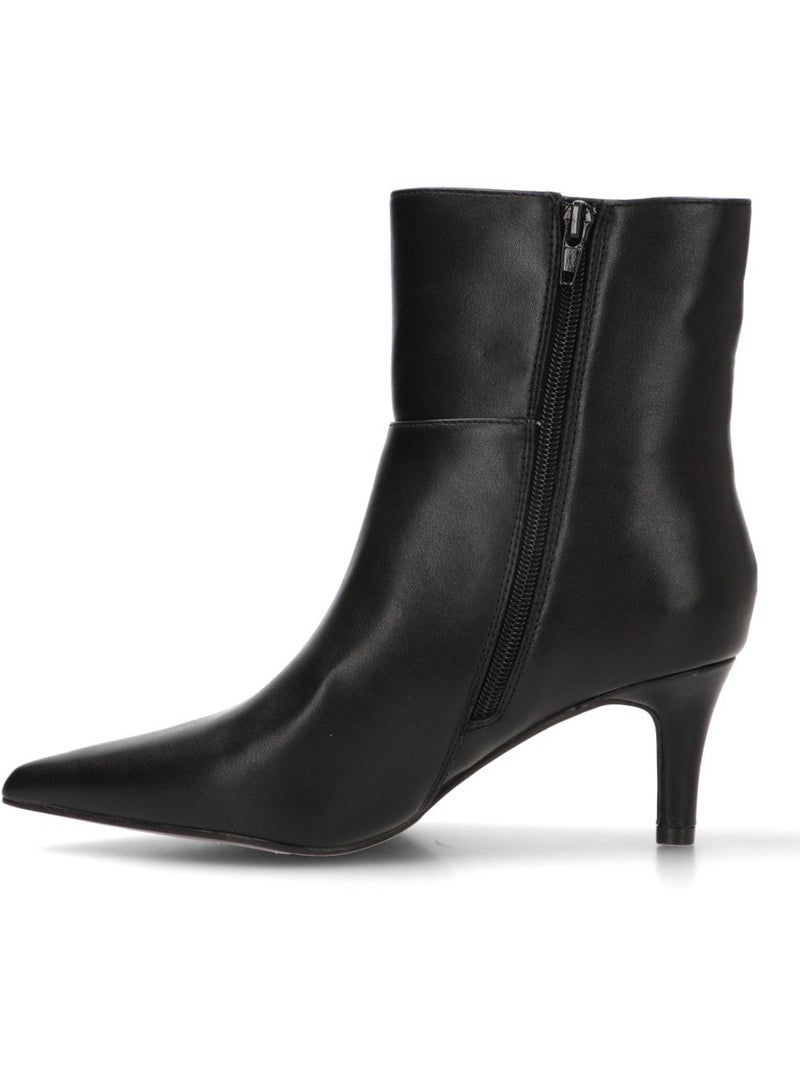 Botin weekend mujer tacón medio - yulia Negro - Kiabi