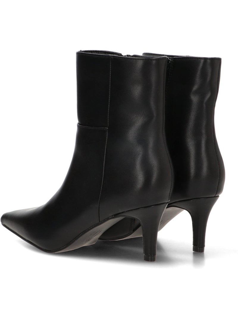 Botin weekend mujer tacón medio - yulia Negro - Kiabi