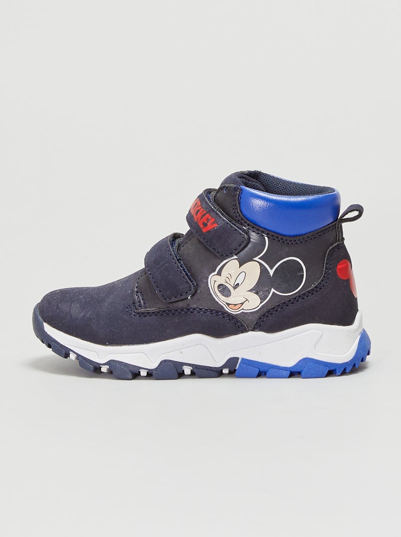 Botines altos  - 'Mickey' azul navy - Kiabi