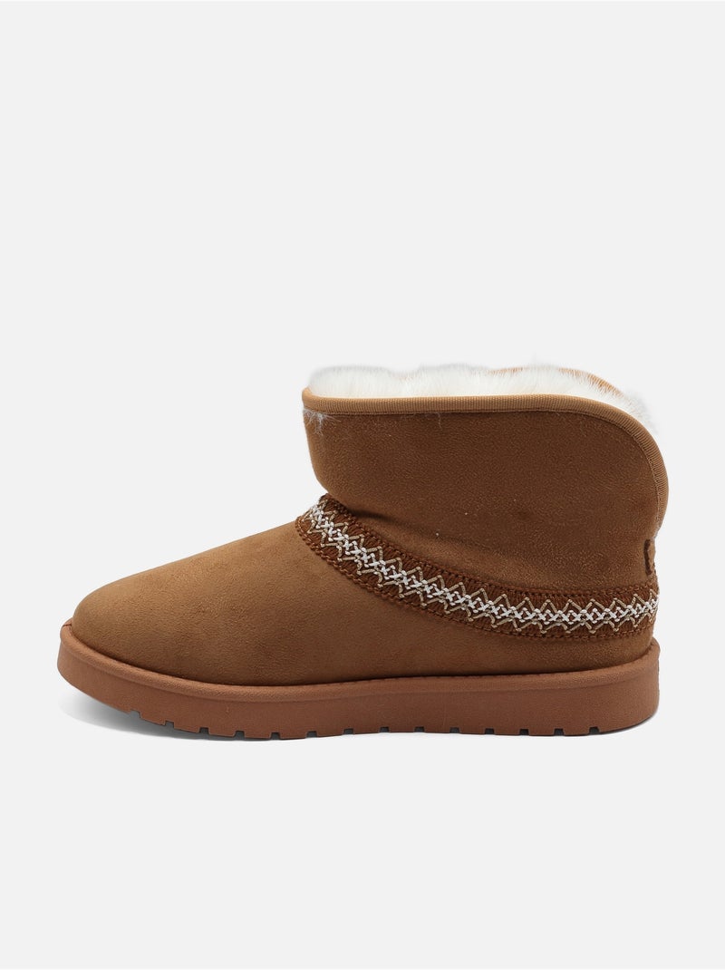 Botines altos Camel - Kiabi