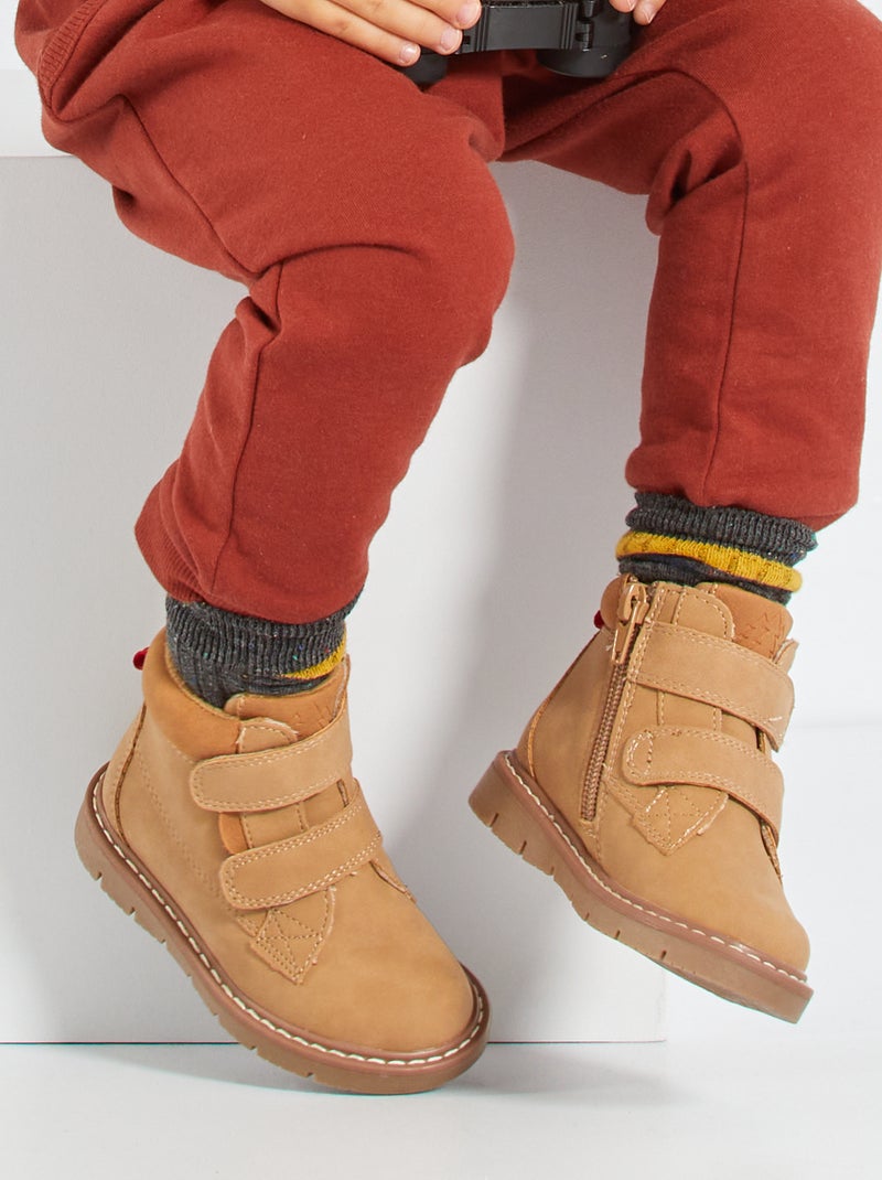 Botines altos castaño - Kiabi