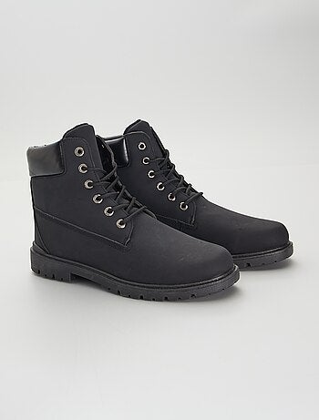 Botines altos con cordones - Kiabi