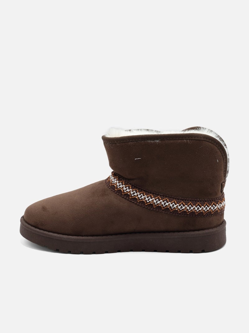 Botines altos Marrón - Kiabi