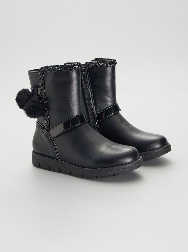 Botines altos NEGRO - Kiabi
