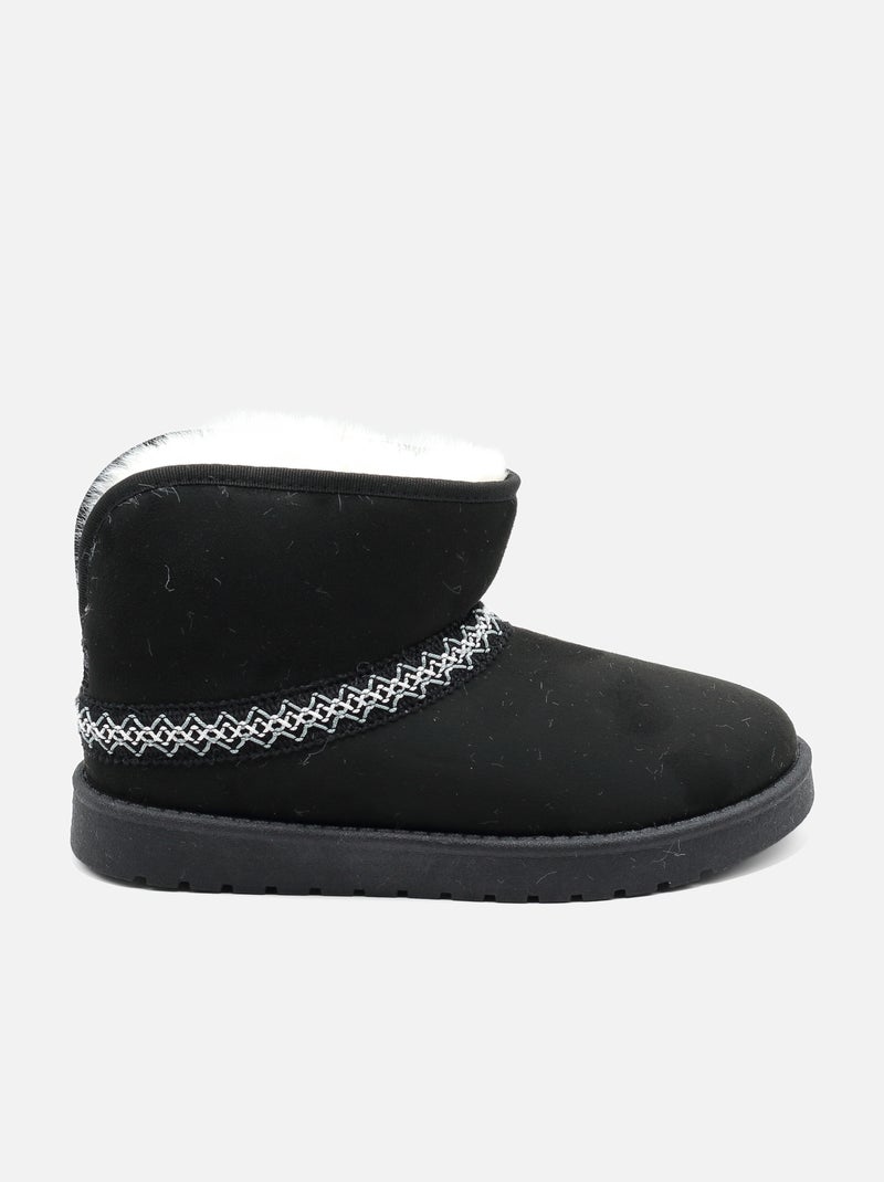 Botines altos Negro - Kiabi