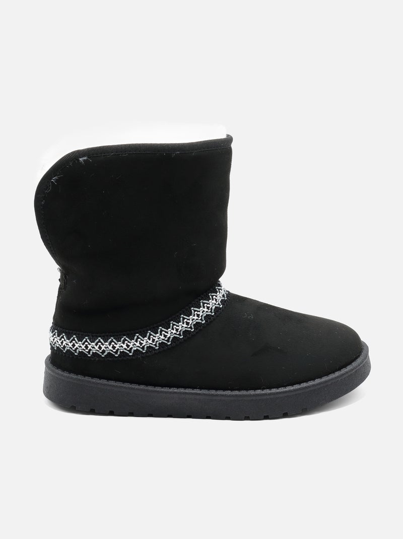 Botines altos Negro - Kiabi