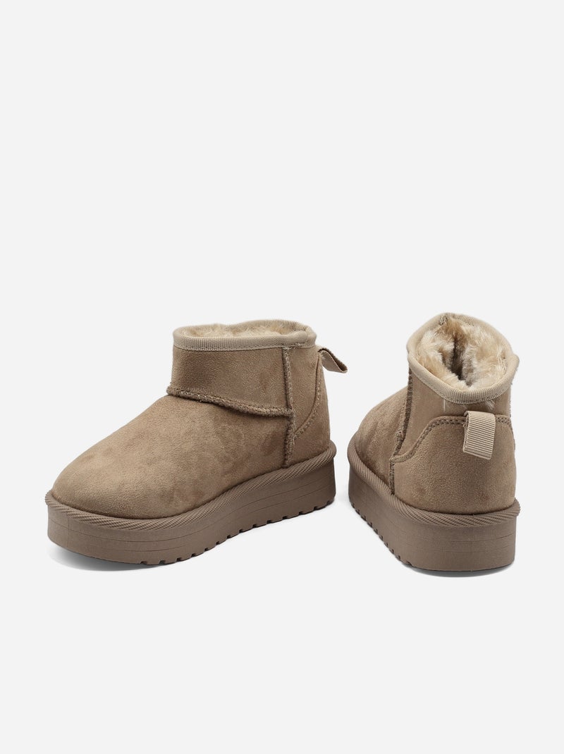 Botines bajos Beige - Kiabi