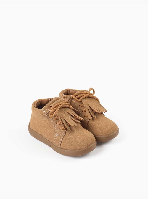 Botines barefoot con cordones y flecos - Kiabi Botines barefoot con cordones y flecos - Kiabi