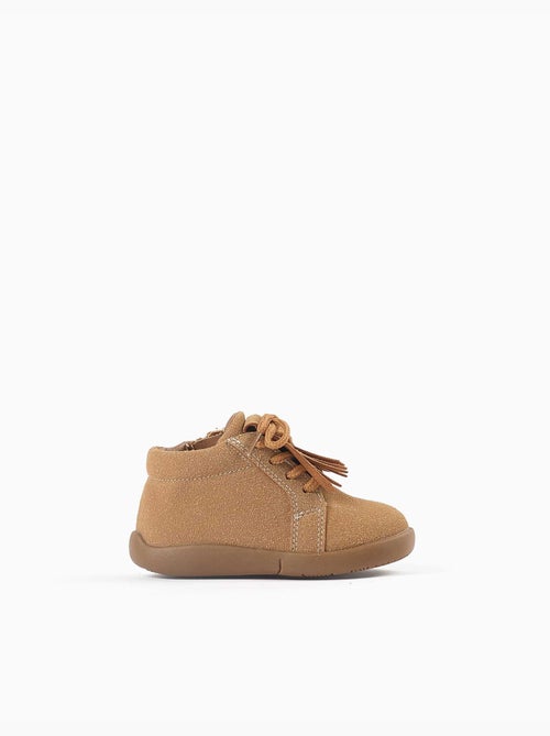 Botines barefoot con cordones y flecos - Kiabi Botines barefoot con cordones y flecos - Kiabi