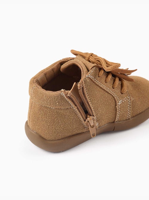 Botines barefoot con cordones y flecos - Kiabi Botines barefoot con cordones y flecos - Kiabi