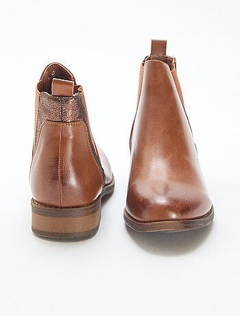 Botines Chelsea brillantes