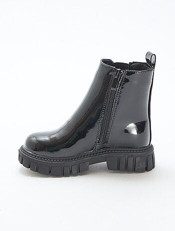 Botines Chelsea de charol
