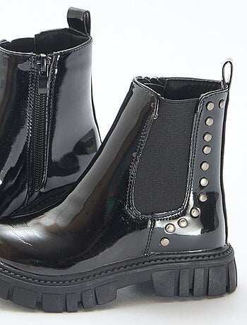 Botines Chelsea de charol
