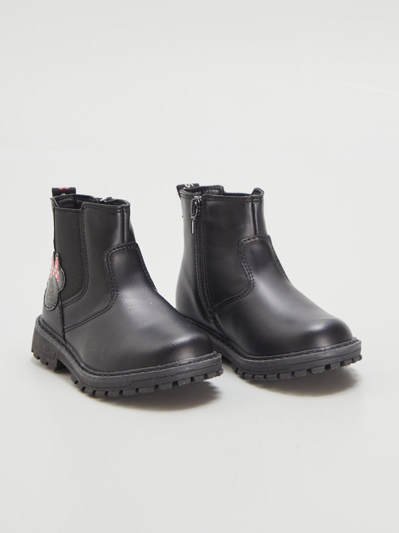 Botines chelsea 'Minnie' NEGRO - Kiabi