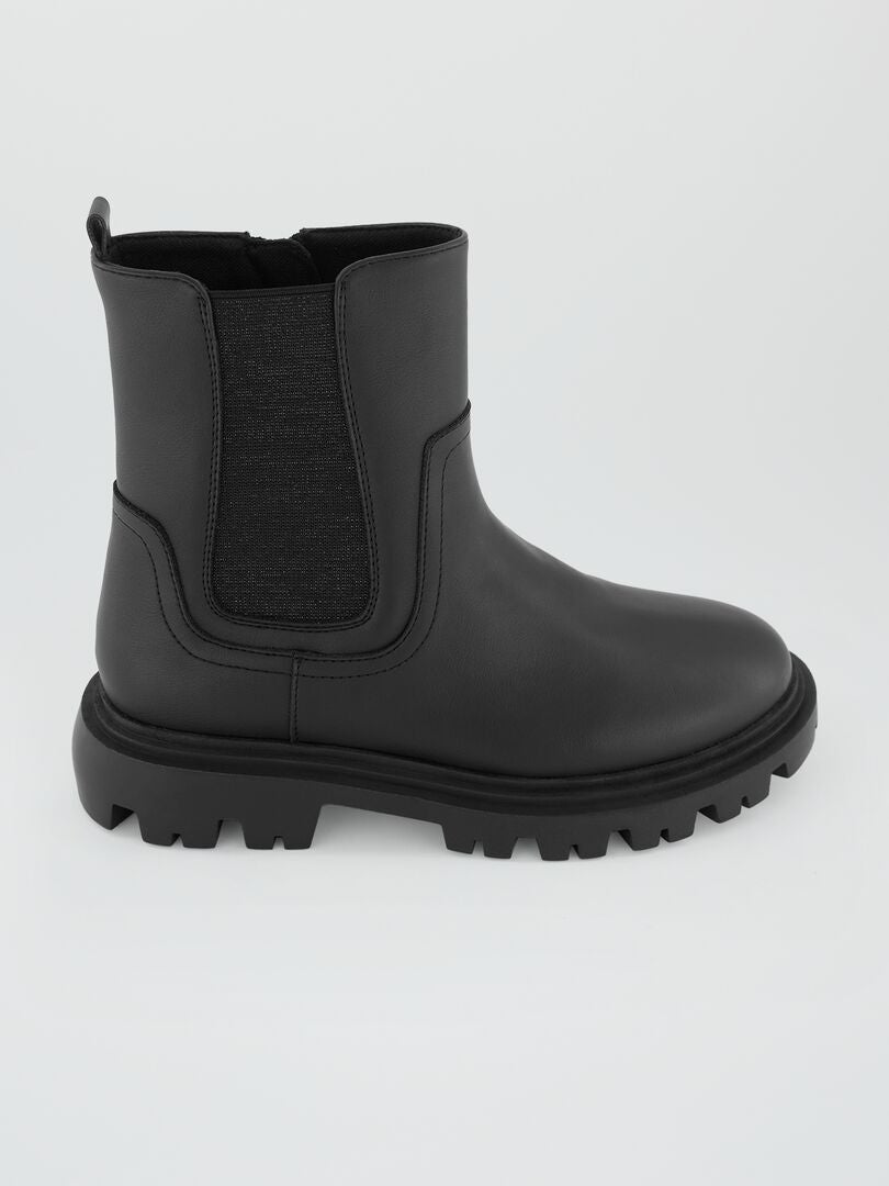 Botines chelsea negro - Kiabi