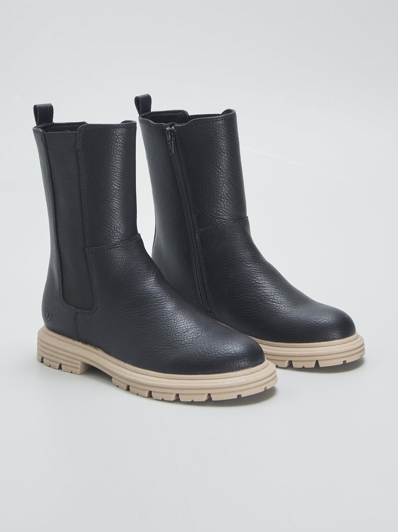 Botines 'Chelsea' NEGRO - Kiabi