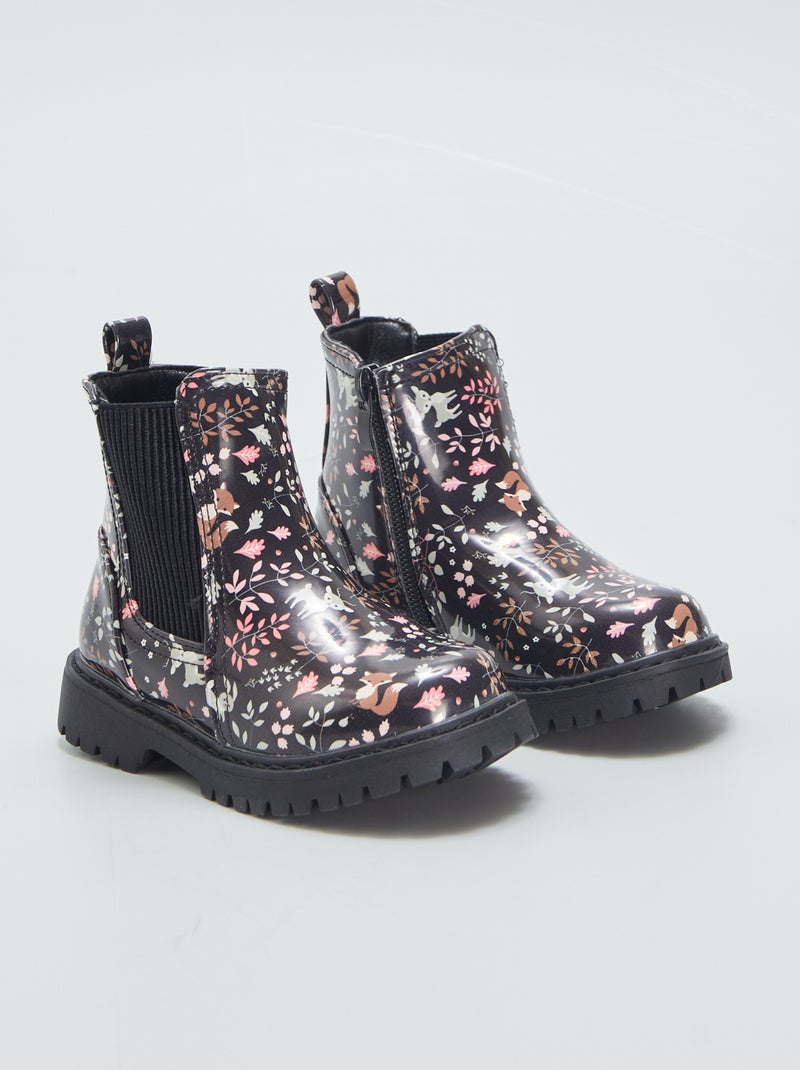 Botines chelsea NEGRO - Kiabi