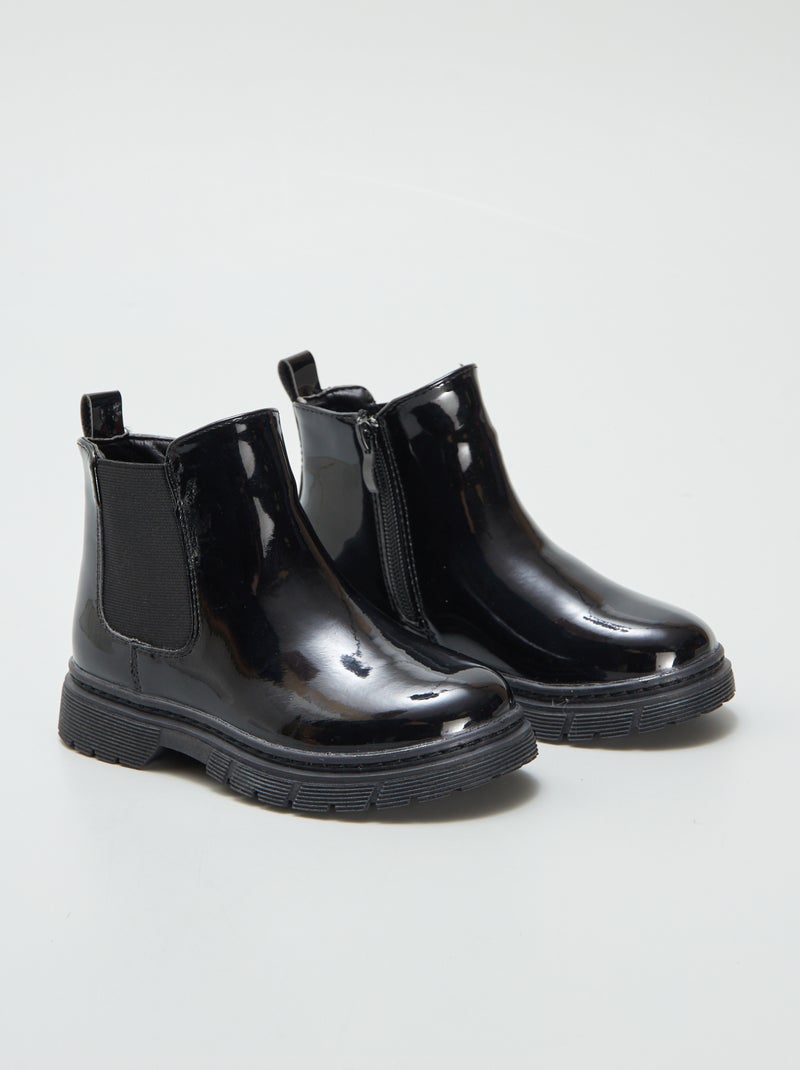 Botines chelsea NEGRO - Kiabi