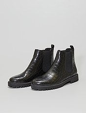 Botines Mujer | negro | Kiabi