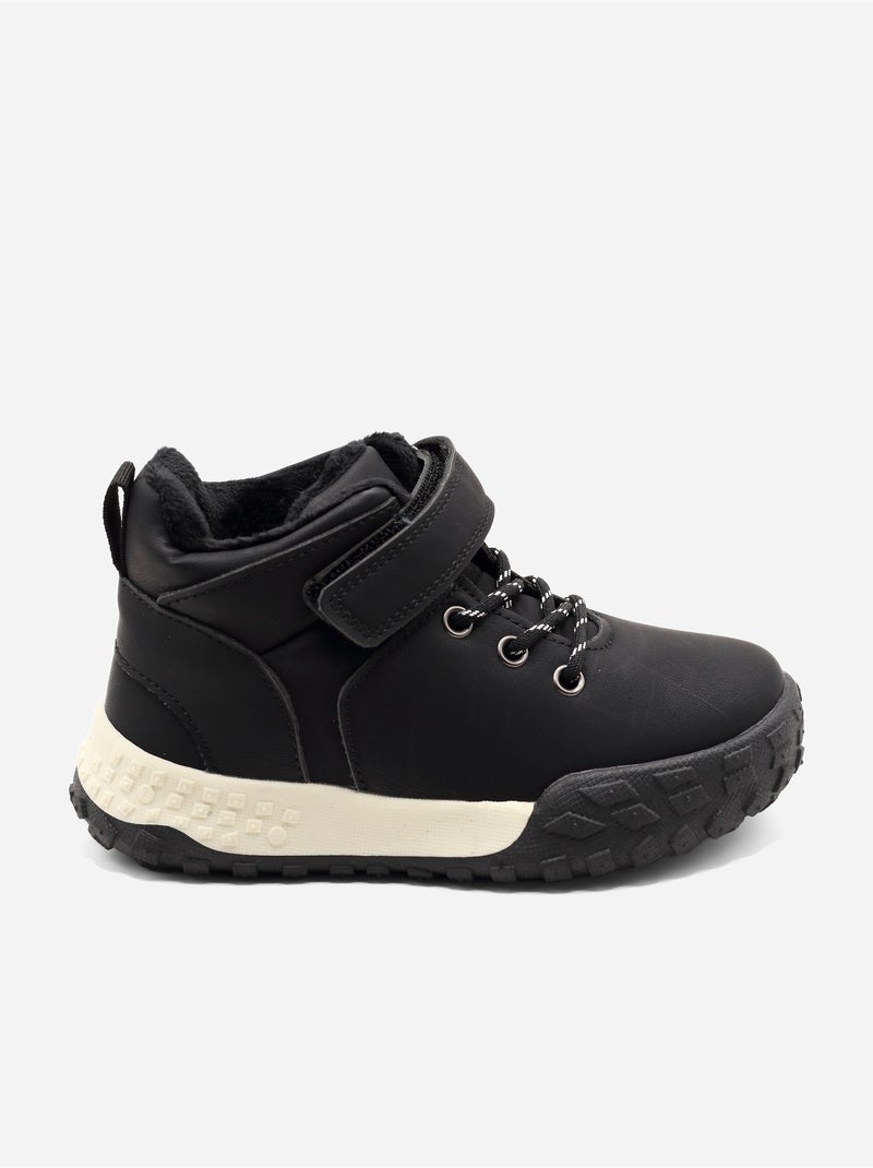 Botines con cierre de velcro Negro - Kiabi