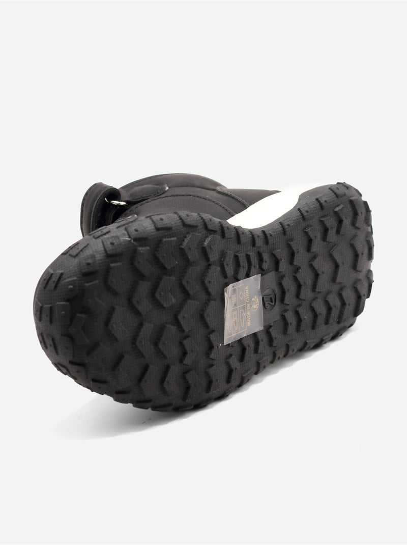 Botines con cierre de velcro Negro - Kiabi