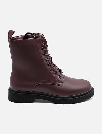 Botines con cordones
