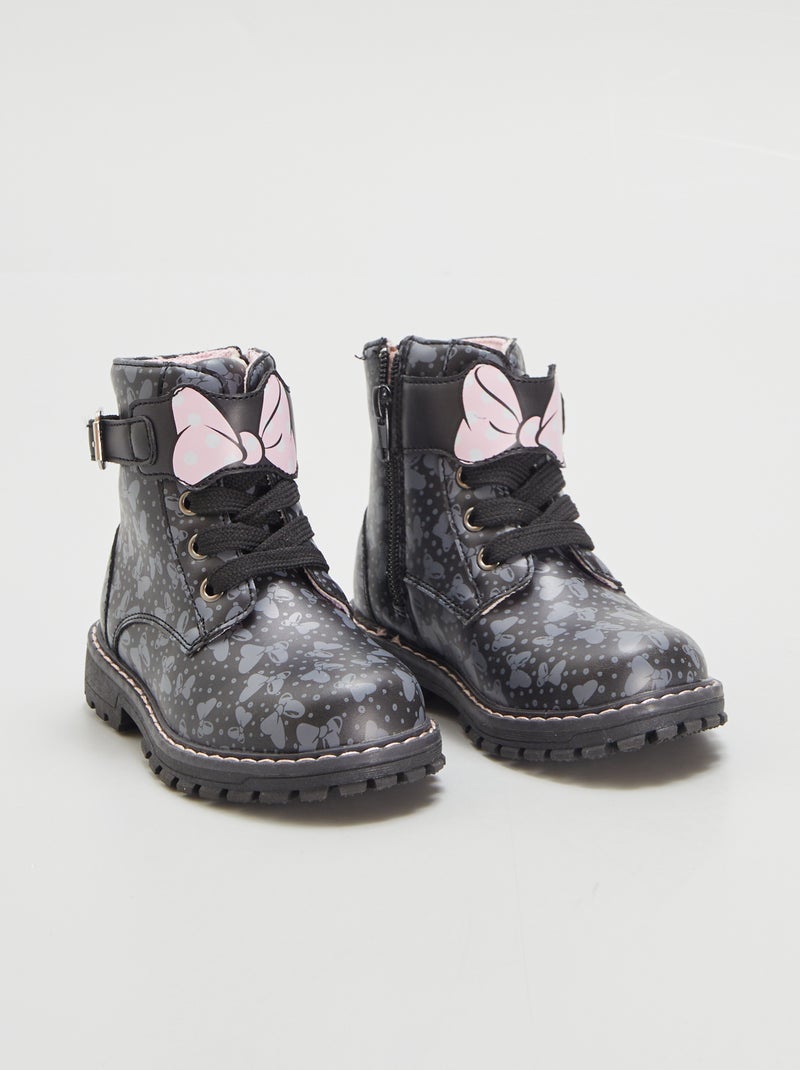 Botines con cordones 'Minnie' NEGRO - Kiabi
