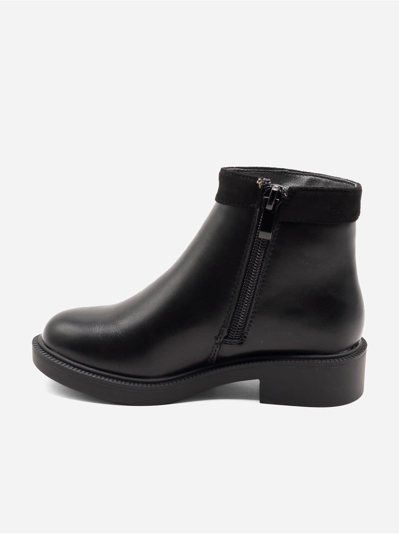 Botines con correa Negro - Kiabi