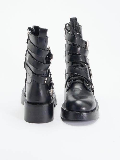Botines con correas - Kiabi