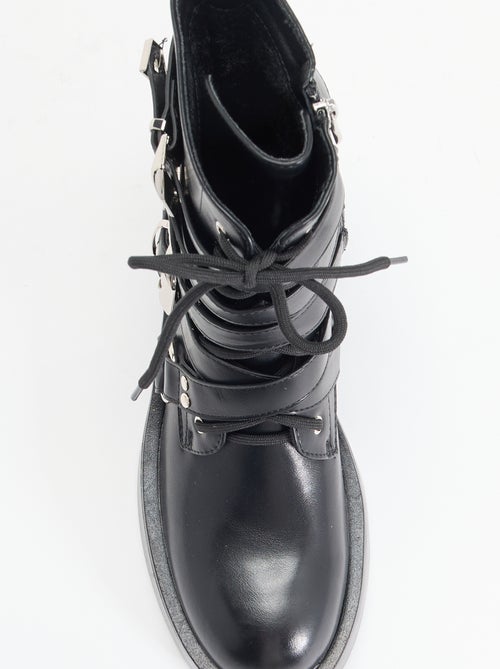 Botines con correas - Kiabi