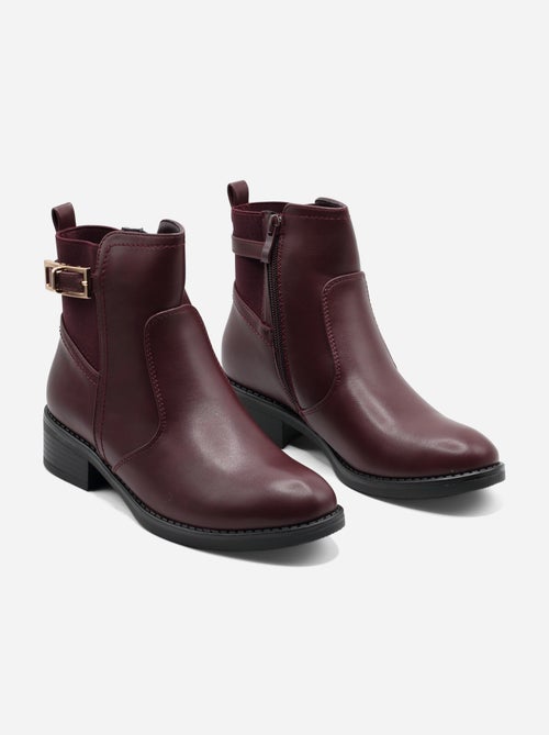 Botines con cremallera - Kiabi Botines con cremallera - Kiabi