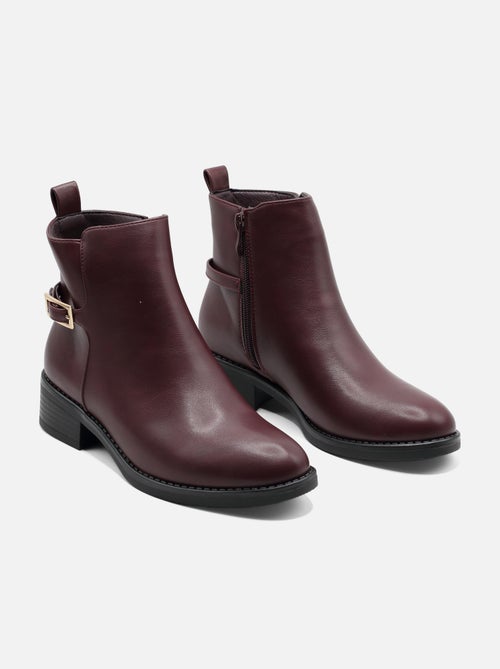 Botines con cremallera - Kiabi