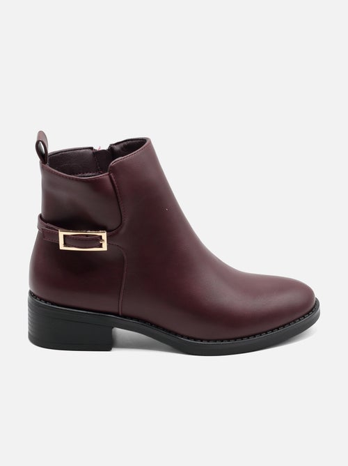 Botines con cremallera - Kiabi