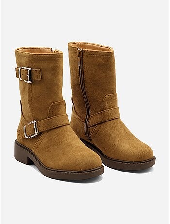 Botines con cremallera