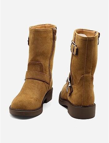 Botines con cremallera