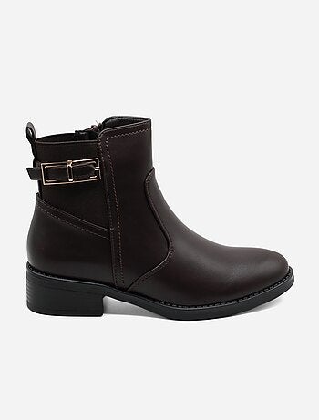 Botines con cremallera