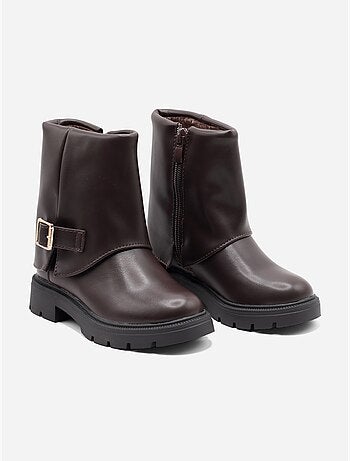 Botines con cremallera