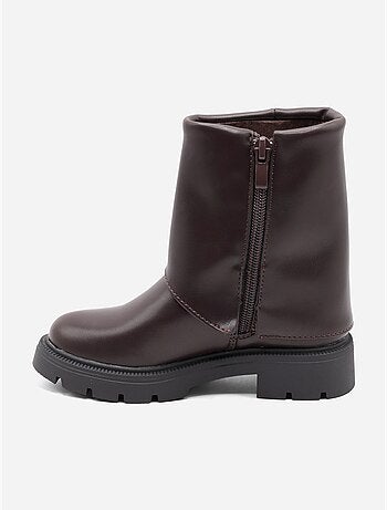Botines con cremallera