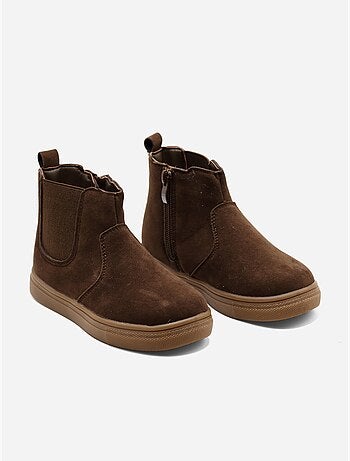 Botines con cremallera