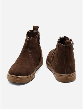 Botines con cremallera