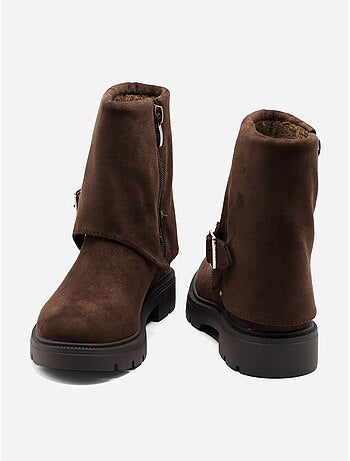 Botines con cremallera
