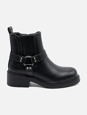 Botines con cremallera