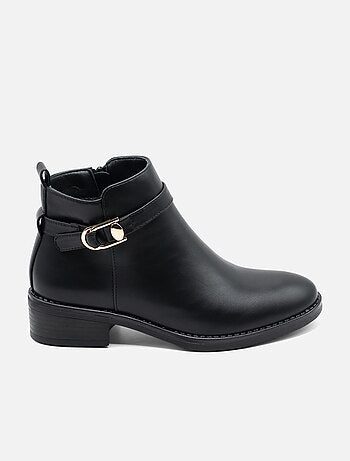 Botines con cremallera