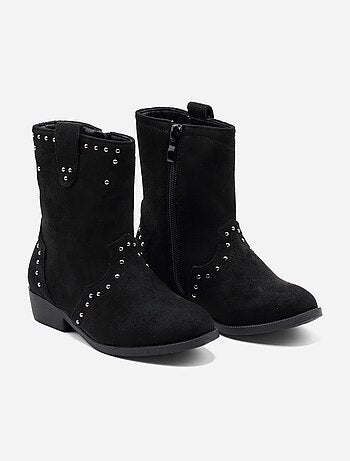 Botines con cremallera